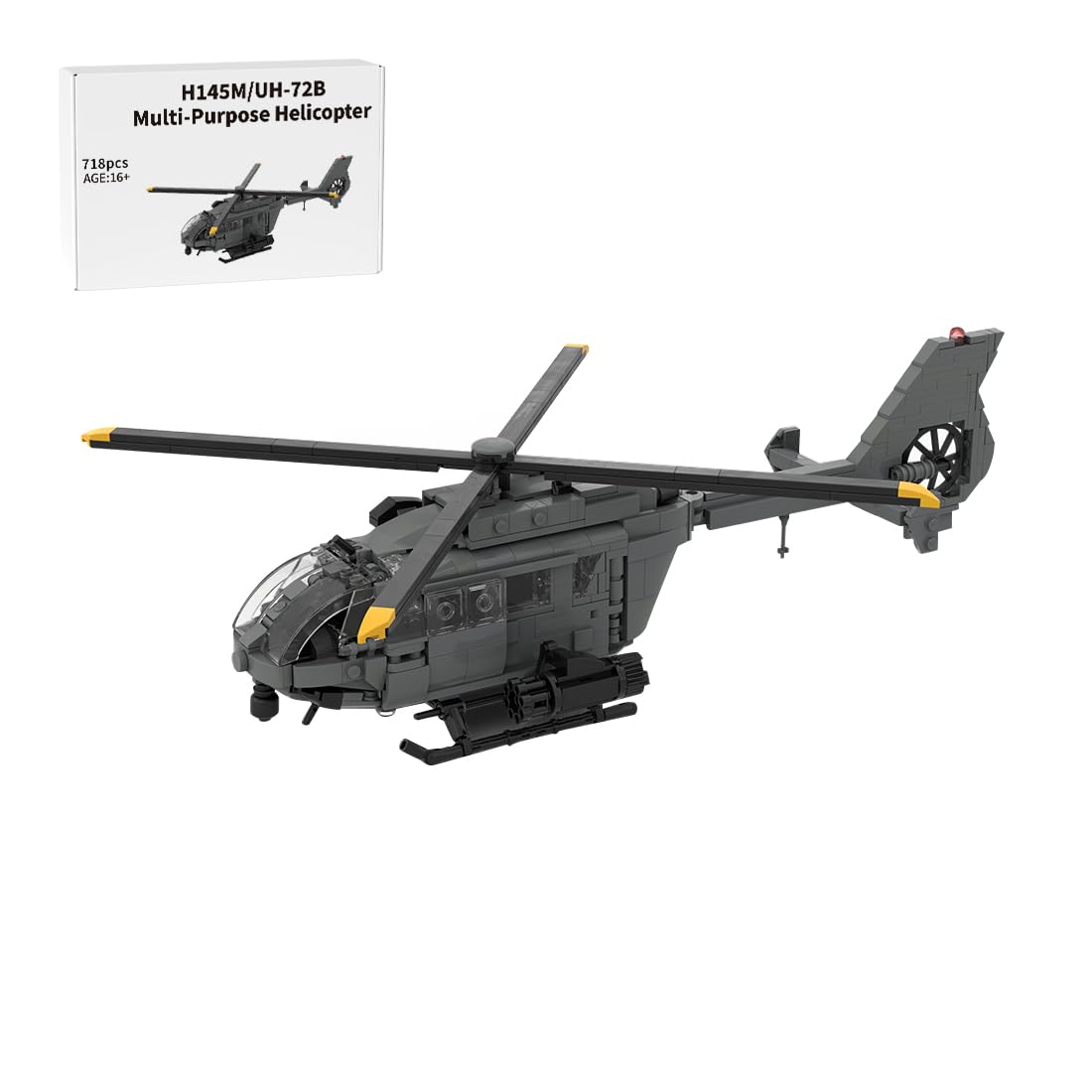 Amazon.com: Aetheria H145M/UH-72B Helicopter Bricks Set Multi